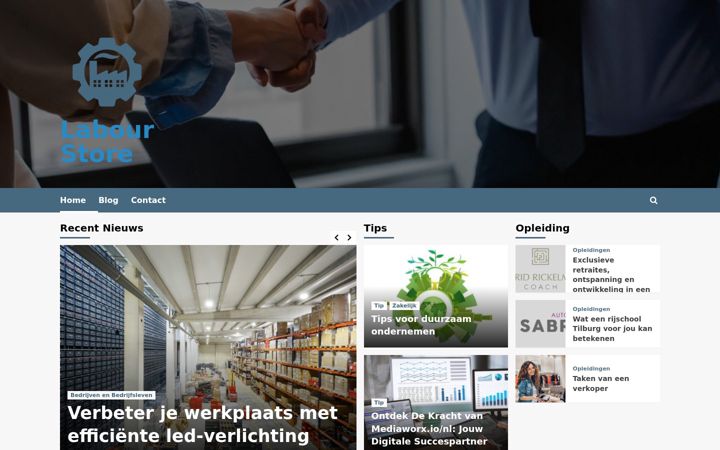 Screenshot of labourstore.nl
