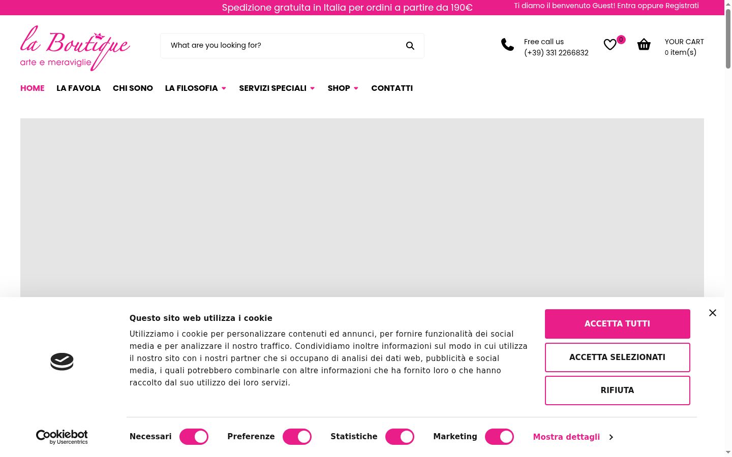 Screenshot van de toestemmingsbanner zoals getoond vóór enige interactie