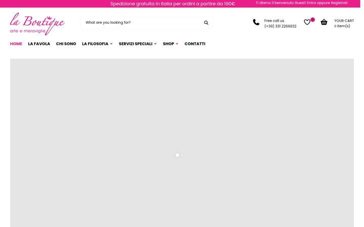 Screenshot of laboutiquearteemeraviglie.com