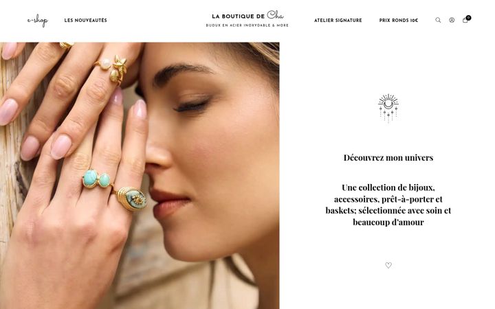 Screenshot of laboutiquedecha.fr