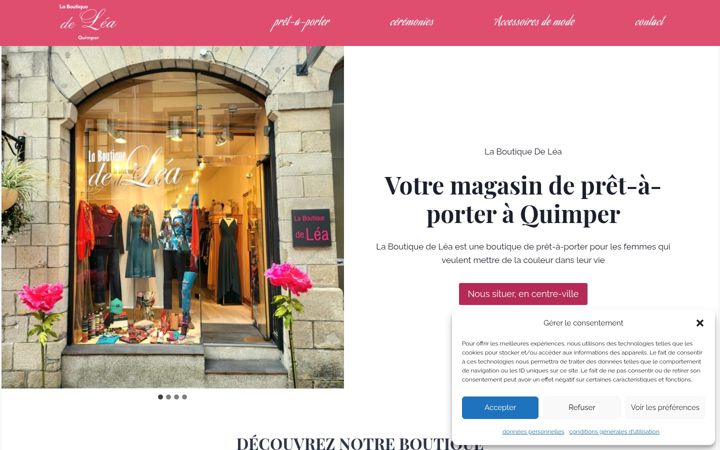 Screenshot of laboutiquedelea.fr