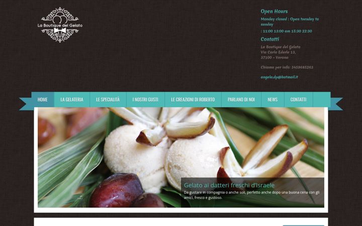 Screenshot of laboutiquedelgelato.it