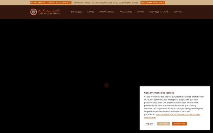 Screenshot of laboutiqueduthe.fr