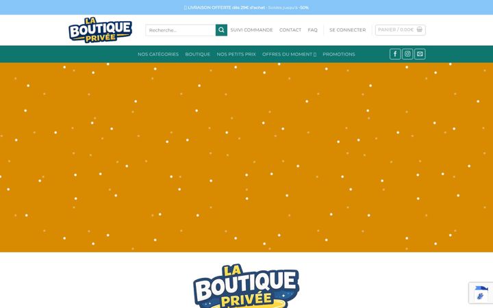 Screenshot of laboutiqueprivee.fr