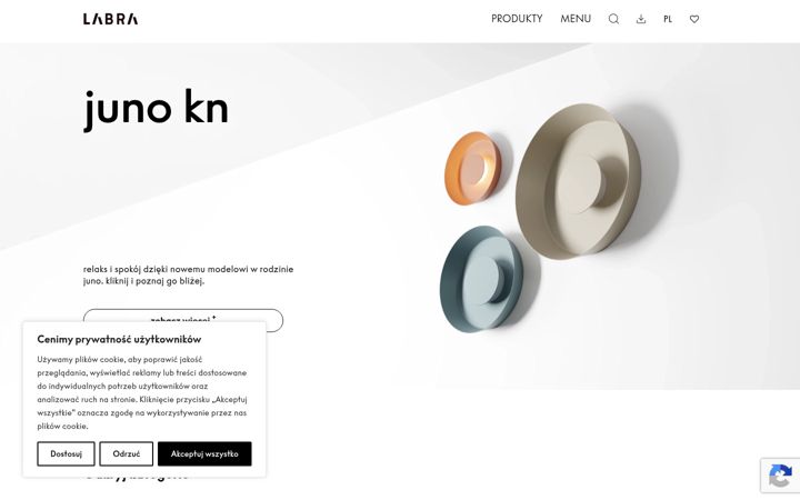 Screenshot of labra.pl