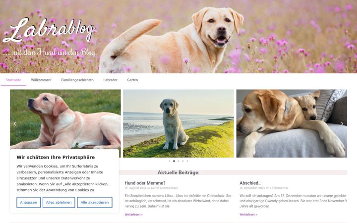 Screenshot of labrablog.de