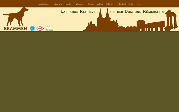 Screenshot of labrador-brammen.de