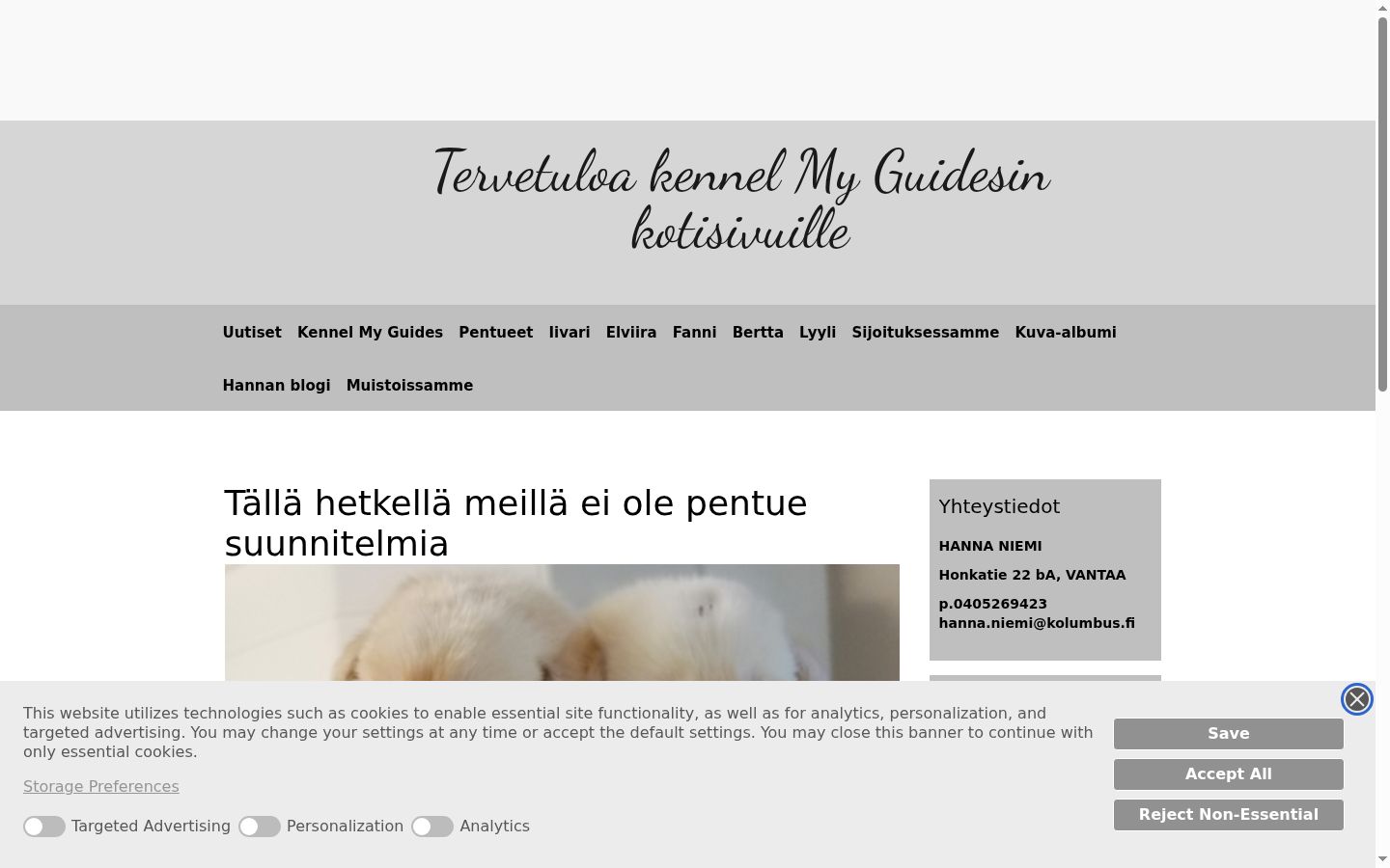 Sutikimo reklamjuostės, rodytos prieš bet kokią sąveiką, ekrano kopija