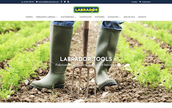 Screenshot of labradortools.com