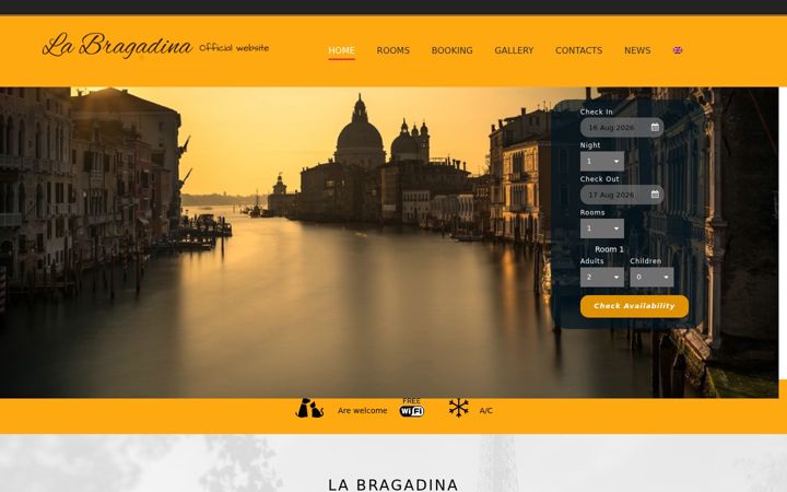 Screenshot of labragadina.com