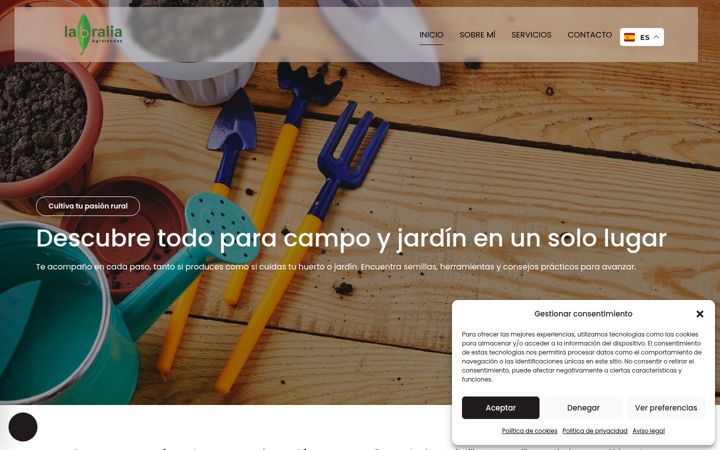 Screenshot of labraliaagrotienda.com