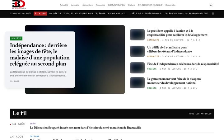 Screenshot of labreveonline.com