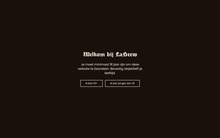Screenshot of labrew.nl