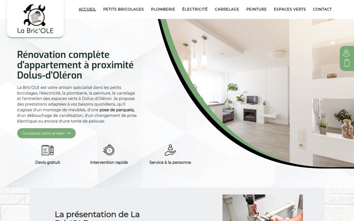 Screenshot of labricole-oleron.fr