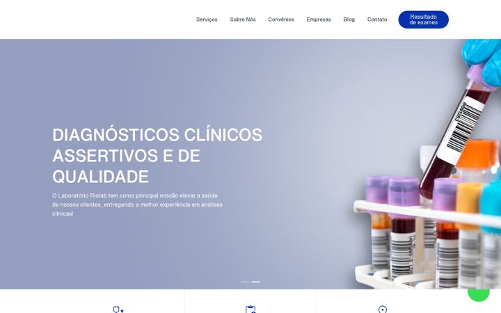 Screenshot of labriolab.com.br
