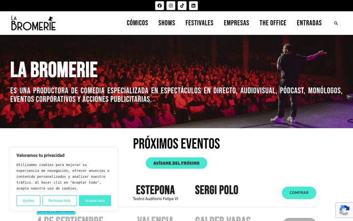 Screenshot of labromerie.com
