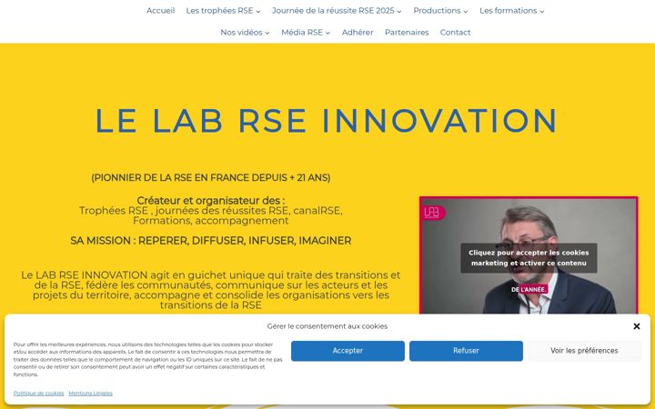 Screenshot of labrseinnovation.com