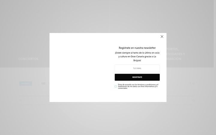 Screenshot of labrujulaocioycultura.com