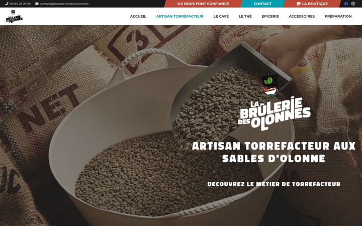 Screenshot of labruleriedesolonnes.fr