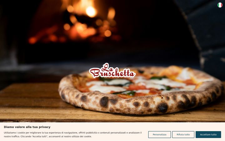 Screenshot of labruschettasupersano.it