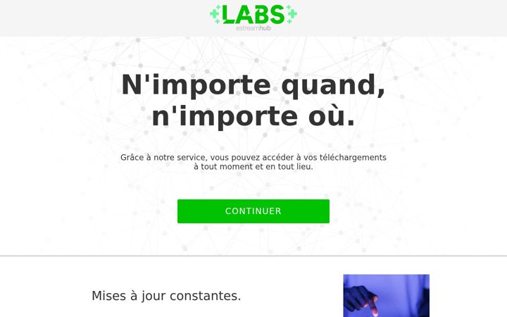 Screenshot of labs-files.com