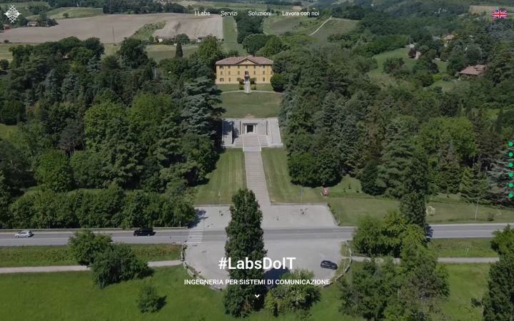 Screenshot of labs.it