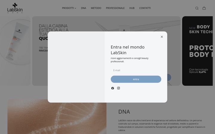 Screenshot of labskin.it
