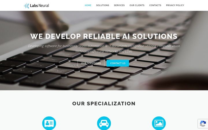 Screenshot of labsneural.com