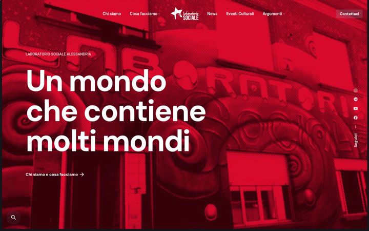 Screenshot of labsociale.it