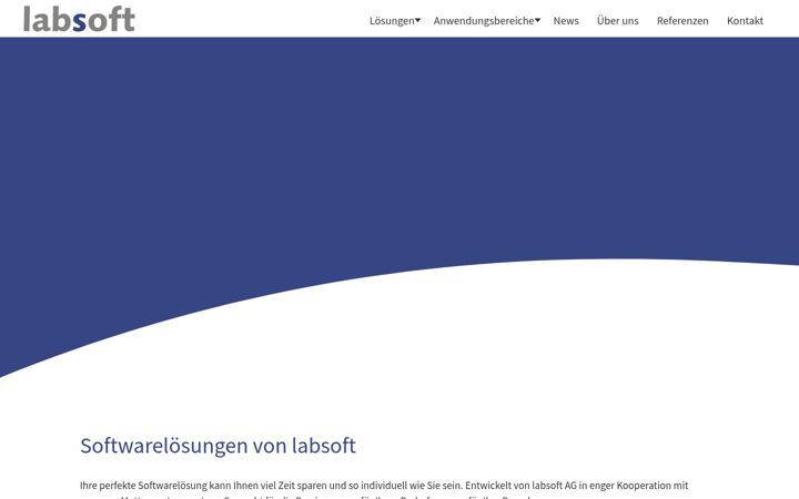 Screenshot of labsoftag.ch