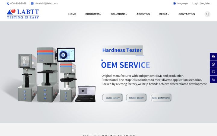 Screenshot of labtt-group.com