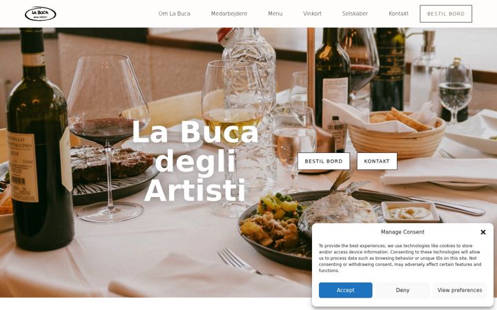 Screenshot of labuca.dk