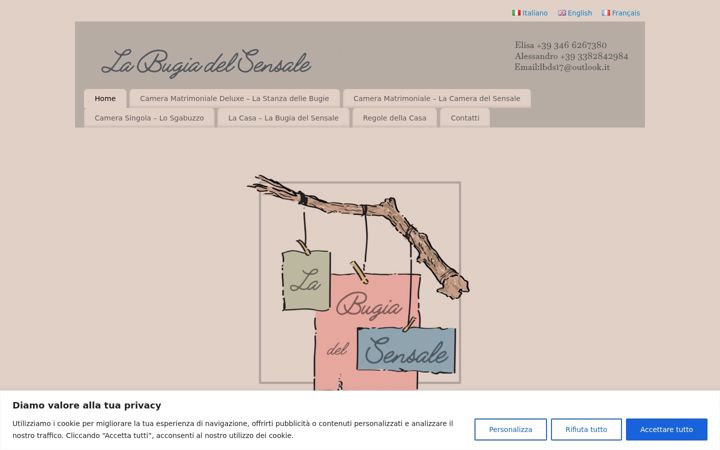 Screenshot of labugiadelsensale.it