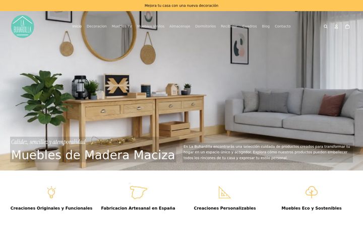 Screenshot of labuhardilladecoracion.com