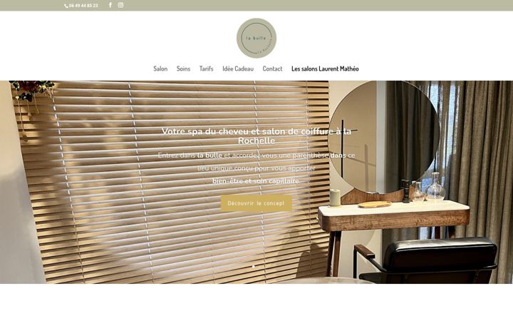 Screenshot of labulle-larochelle.fr