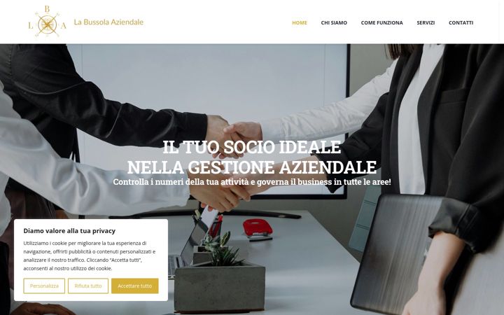 Screenshot of labussolaaziendale.it