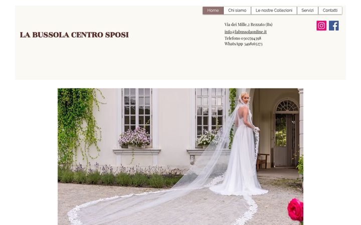 Screenshot of labussolaonline.it