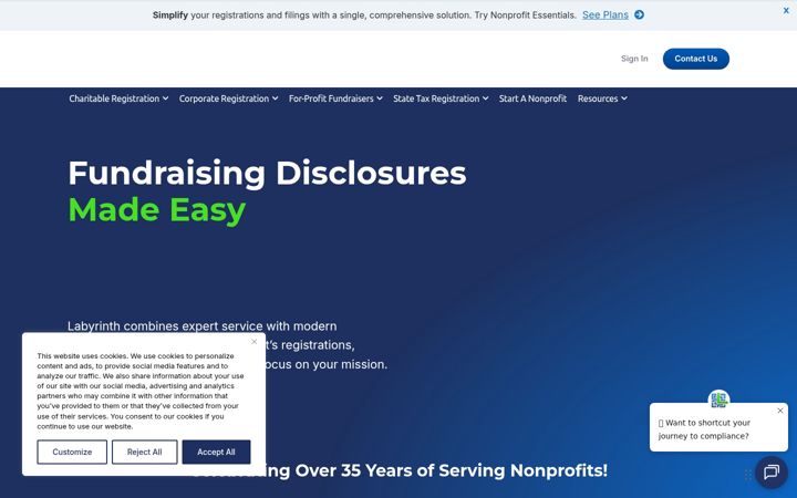 Screenshot of labyrinthinc.com