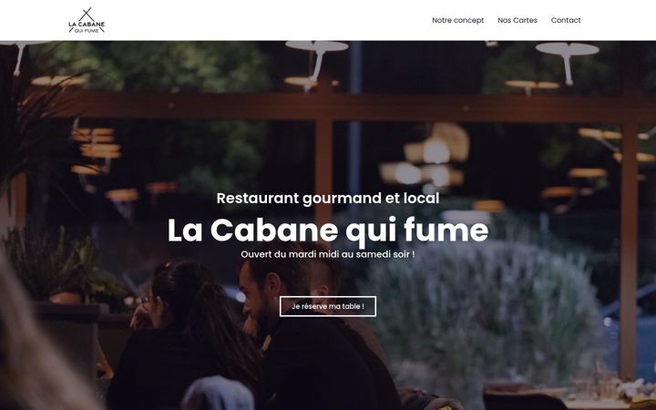 Screenshot of lacabanequifume.fr