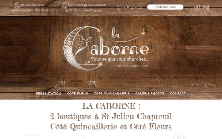 Screenshot of lacaborne43.fr