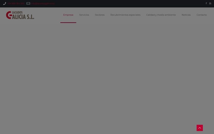 Screenshot of lacadosgalicia.es