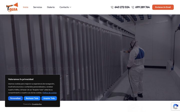 Screenshot of lacadosguia.com