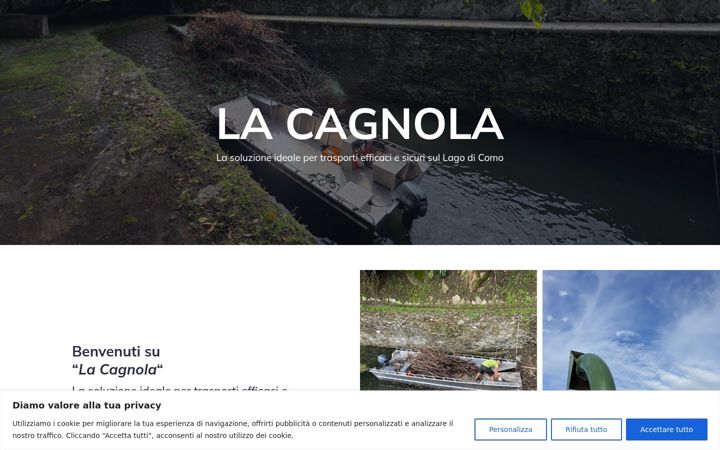 Screenshot of lacagnola.it