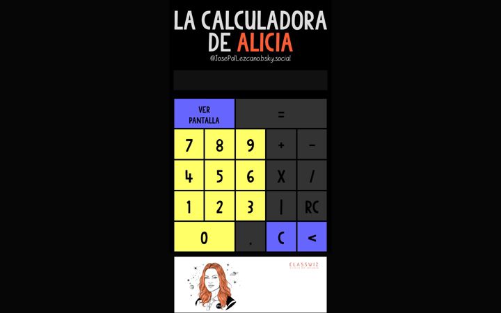 Captura de pantalla de lacalculadoradealicia.es