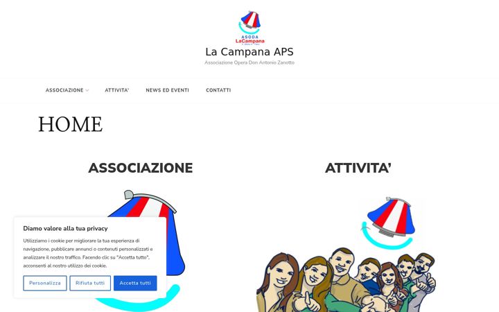 Screenshot of lacampana-asoda.it