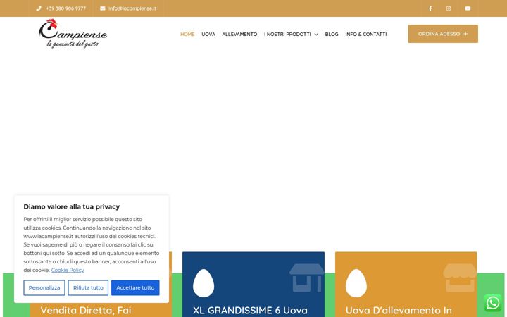 Screenshot of lacampiense.it