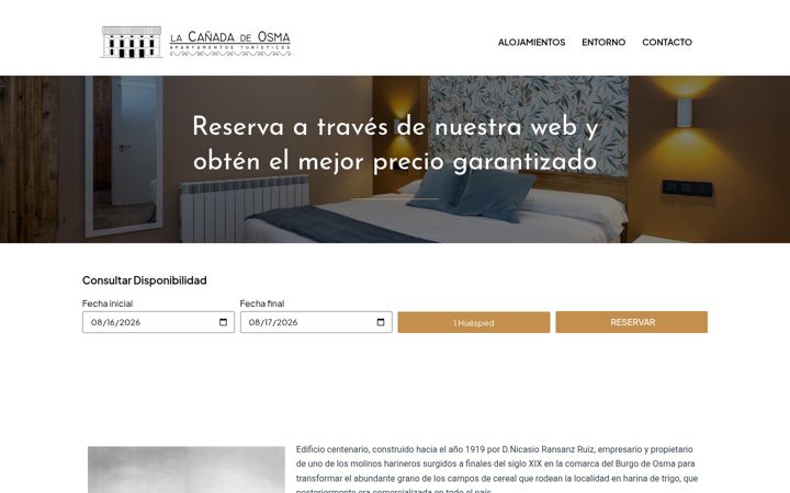 Screenshot of lacanadadeosma.com