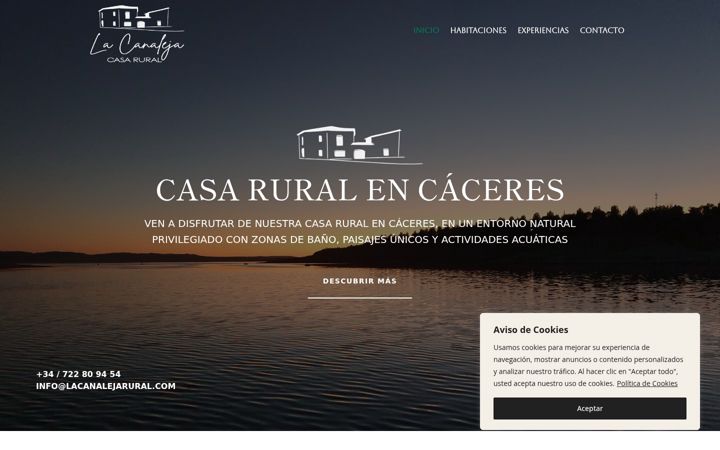 Screenshot of lacanalejarural.com