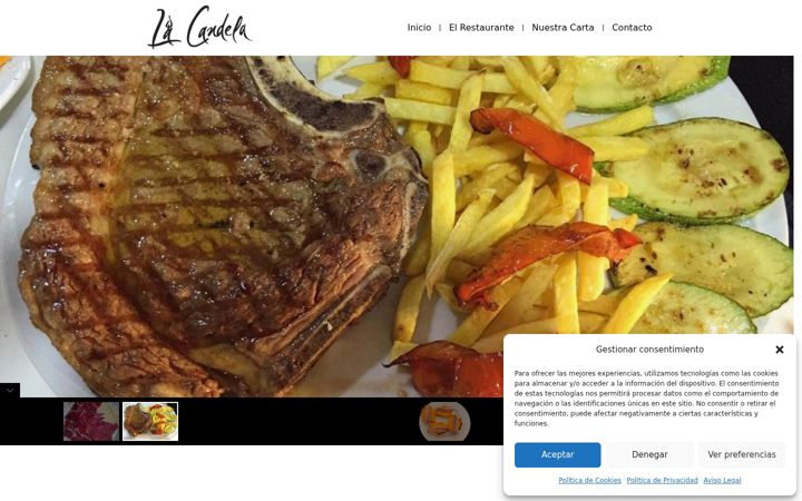 Screenshot of lacandelarestaurante.net