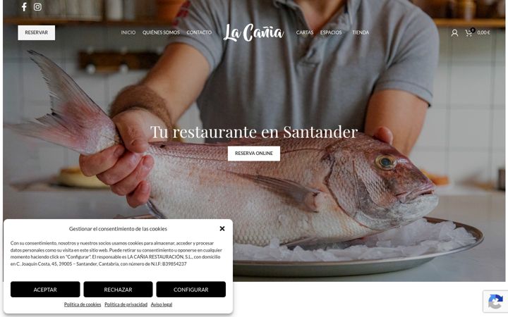 Screenshot of lacania.es